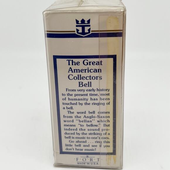 New in Box The Great American Collectors Bell Royal Caribbean Silver Bell - Picture 2 of 4